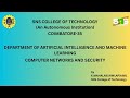 LECTURE VIDEO- WIRELESS LAN IN COMPUTER NETWORK|| COMPUTER NETWORKS AND SECURITY || SNS Institutions