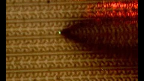 Reflection NSOM  Near-field Induced Flickering Tip Intensity