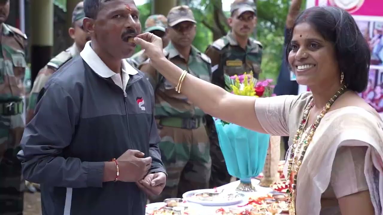 Raksha Bandhan celebration￼ With.. Soldiers….￼ एक राखी सीमा पर जवानों के लिए…..