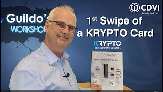 First swipe of a Krypto Card