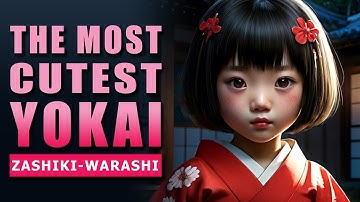 The Cutest Yokai -  Zashiki Warashi Legend Yokai Japan Mythology Scary Stories