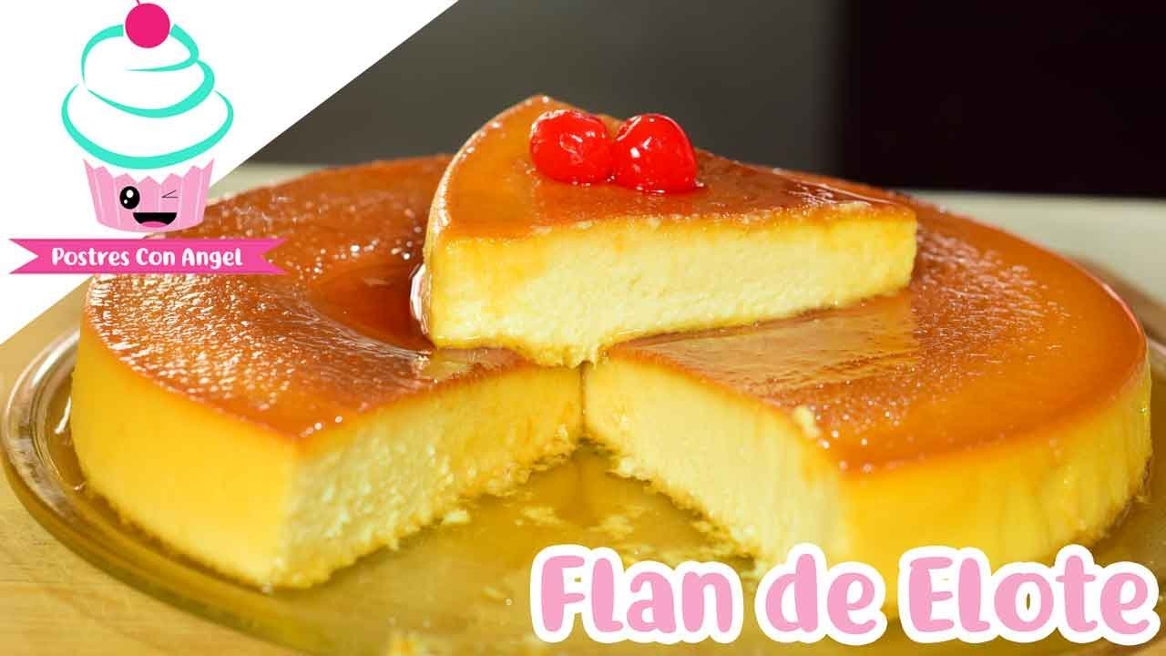 Delicioso Flan de Elote Fácil