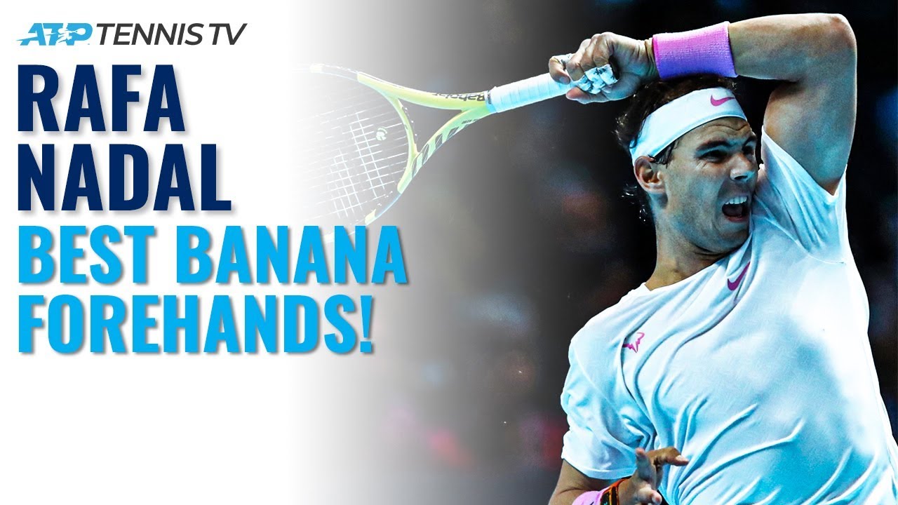 25 Times Rafa Nadal Hit An Unreal Banana Forehand!
