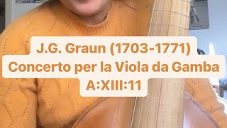 Introducing Graun’s Concerto in A Major for Viola da Gamba