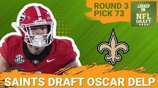 New Orleans Saints Select Oscar Delp 73rd Overall | Saints Land A STUD Tight End