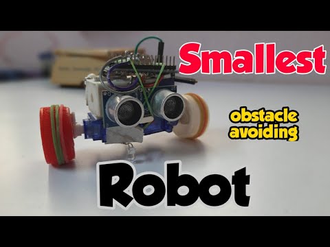 How to Make Obstacle Avoiding Robot || I Built Tiny Obstacle Avoiding ...