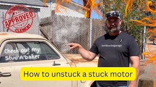 1951 studebaker with a stuck engine. it will run again! maybe