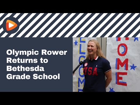 U.S. Olympic Rower Claire Collins Visits Her Alma Mater, Washington Episcopal School in Bethesda