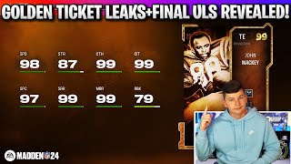 GT LEAKS AND FINAL ULS REVEALED! LTD BOLDIN, MACKEY, AND MORE!