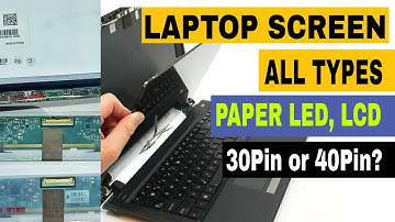 Laptop screen || papar led screen || 30 pin or 40 Pin screen