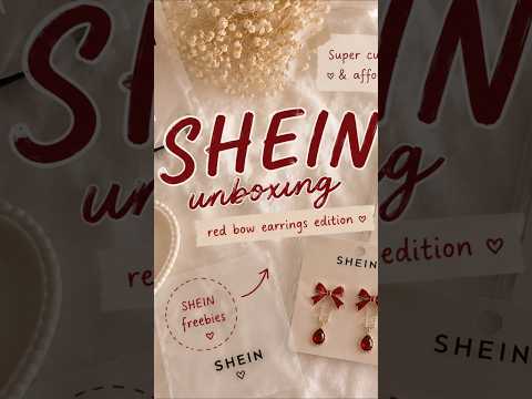 shein unboxing freebie earrings ✨️ 😍 #earrings #shein #shorts #viral #yt #explore
