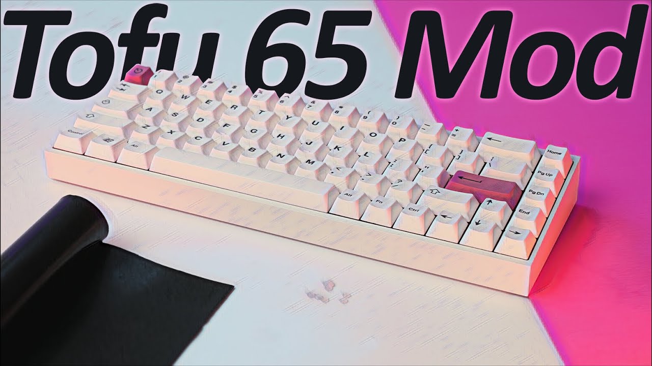 Tray To Gasket Mount Custom Keyboard Foam Mod Tofu 65 Upgrade W O Rings Neoprene Youtube