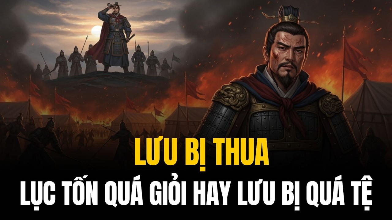 LƯU BỊ THUA TRẬN DI LĂNG – DO LỤC TỐN QUÁ GIỎI HAY LƯU BỊ QUÁ TỆ GIẢI MÃ CƠN HỎA HOẠN