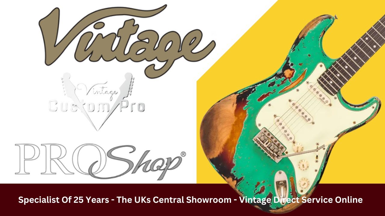 Such An Exciting Vintage Brand Guitars Update. Unique Showroom
