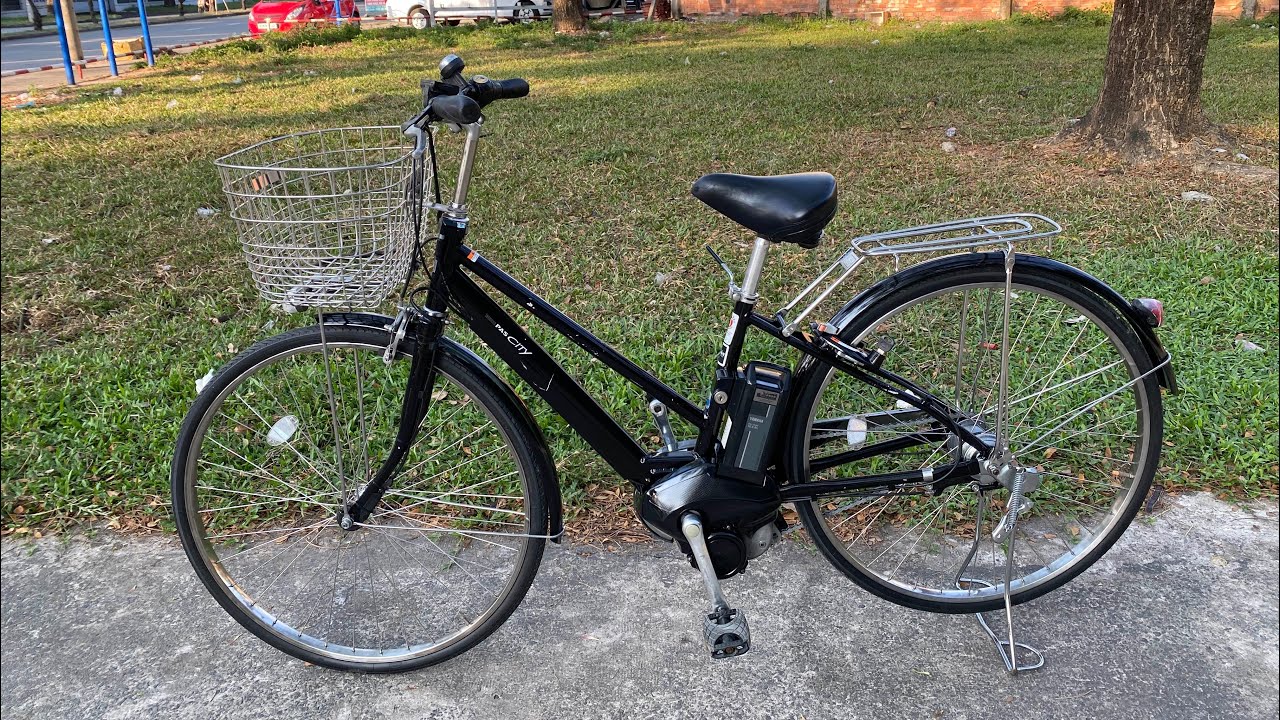 Số 85 : Xe đạp điện trợ lực Yamaha Pas City hàng nội địa Nhật bãi