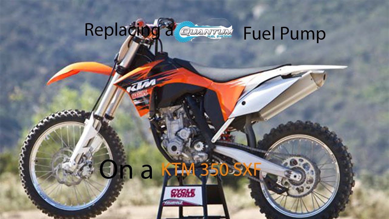 replacing a Quantum Fuel Systems fuel pump on a KTM YouTube