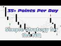 Try my simple nq futures scalping trade setup for 35 points per day