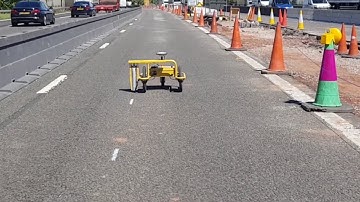 Highways pre-marking M6 United Kingdom