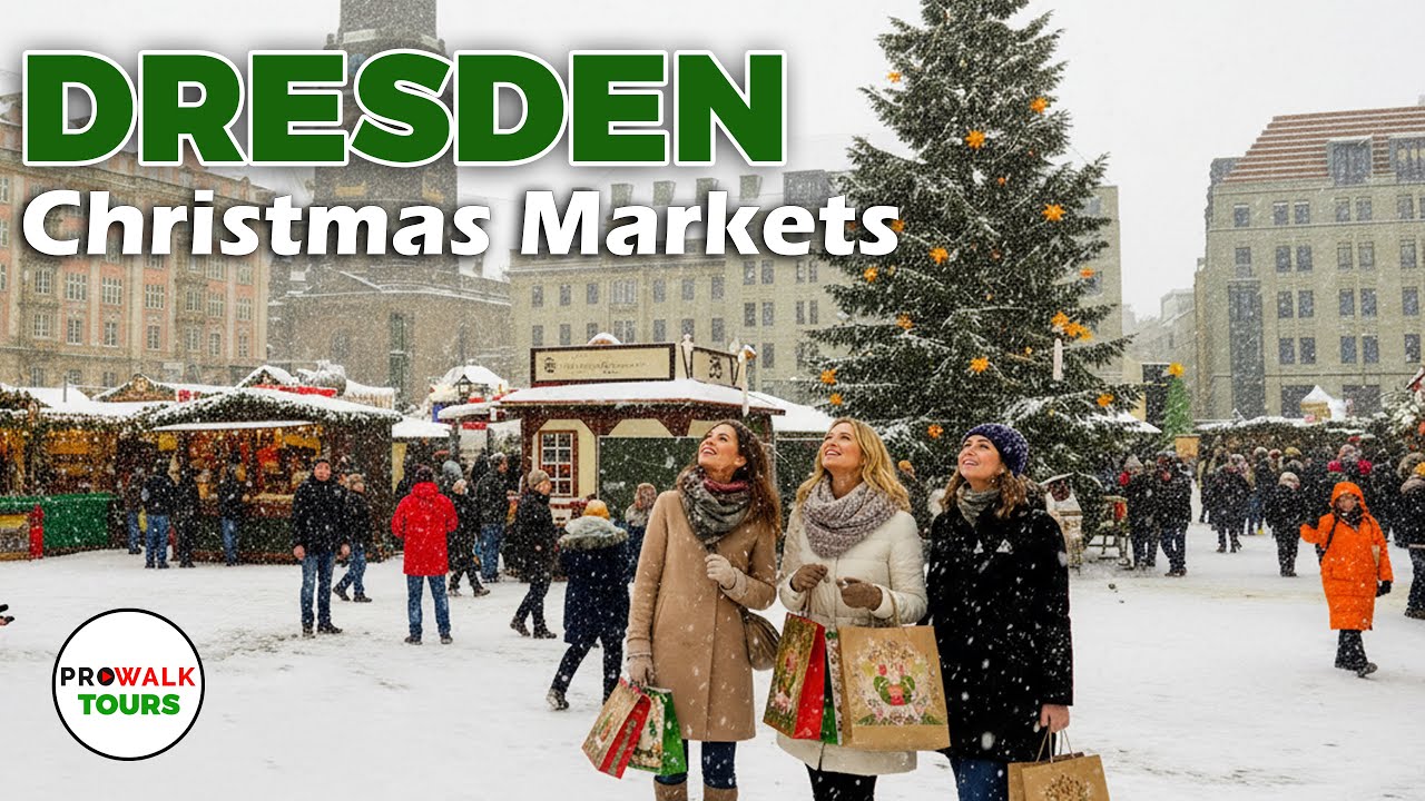 Dresden Christmas Market Day Tour: Explore Striezelmarkt, Frauenkirche & German Winter Magic 🇩🇪 – Video