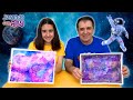 Pintamos Galaxias con Colores Divertidos de Acuarela. ¿Quién dibuja mejor?