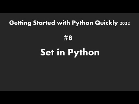 Set in Python
