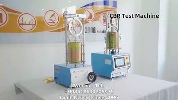 30KN/50KN automatic digital CBR testing machine; ASTM/ EN standard CBR mould