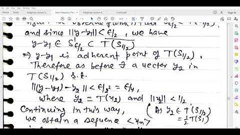 MSc Maths Sem 3: Paper MC 301: Open Mapping Theorem Part 2