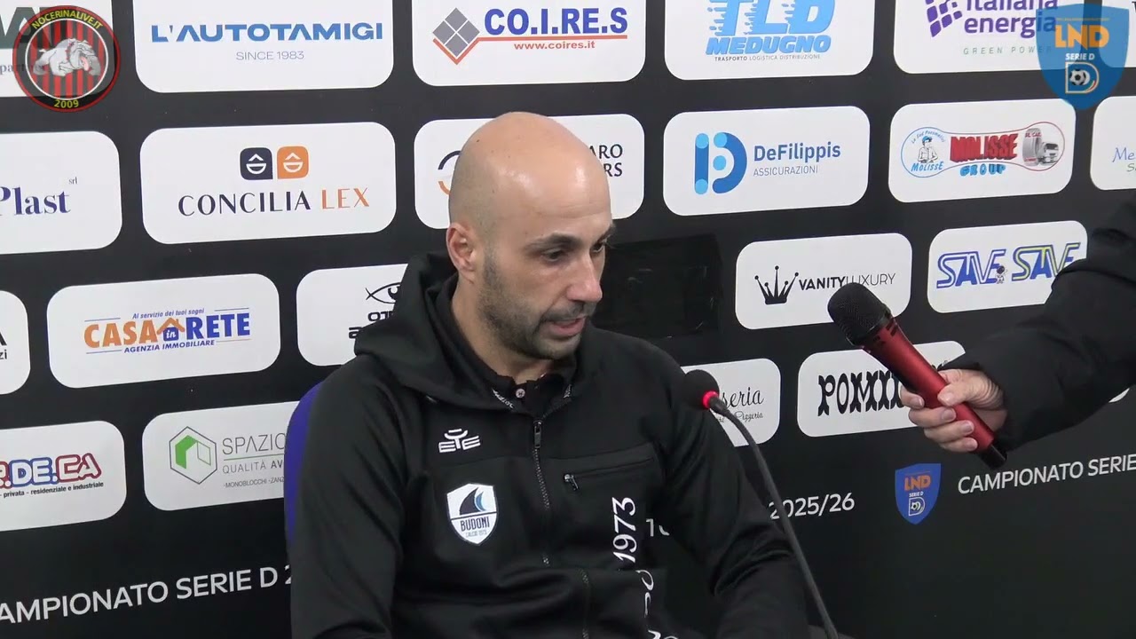 NOCERINA - BUDONI 1-1| La conferenza stampa di Alessandro Steri