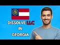 How to dissolve an llc in georgia stepbystep tutorial 2024