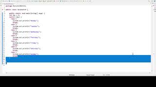 Java Program:  How To Write Java Switch Case Program  #75dayshardchallenge26/75 #javaprogramming