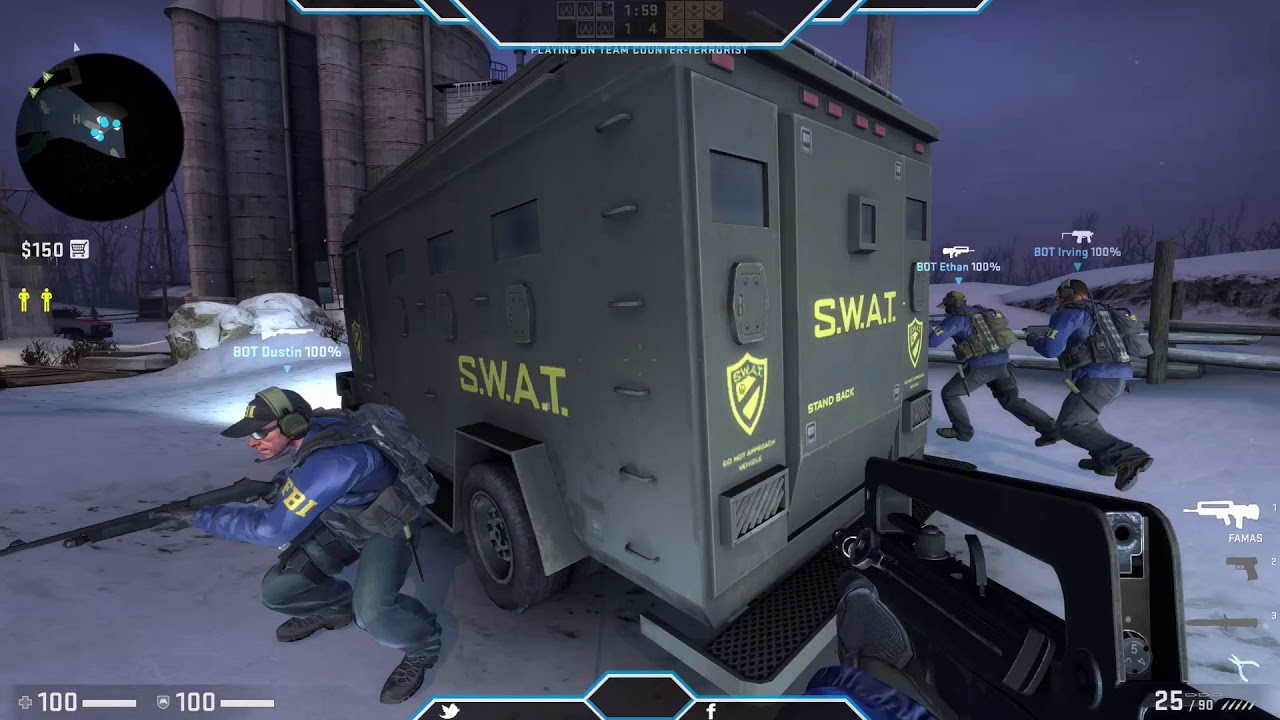 CS:GO Militia Gameplay Footage - YouTube