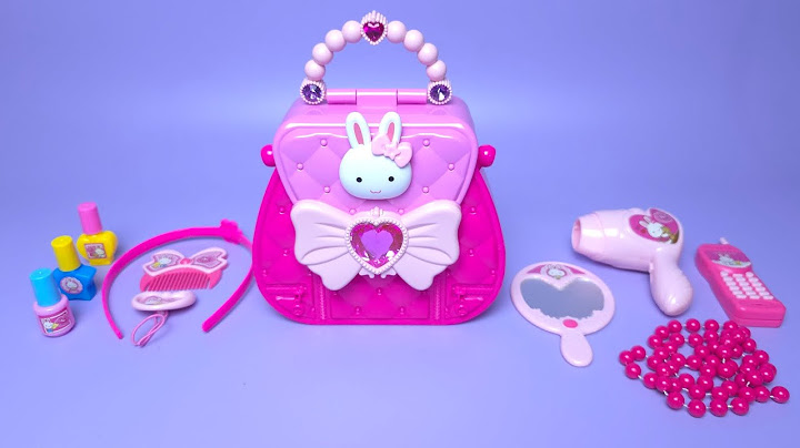 4 Minutes Satisfying With Unboxing Pink Rabbit Beauty Set ASMR (No Music)