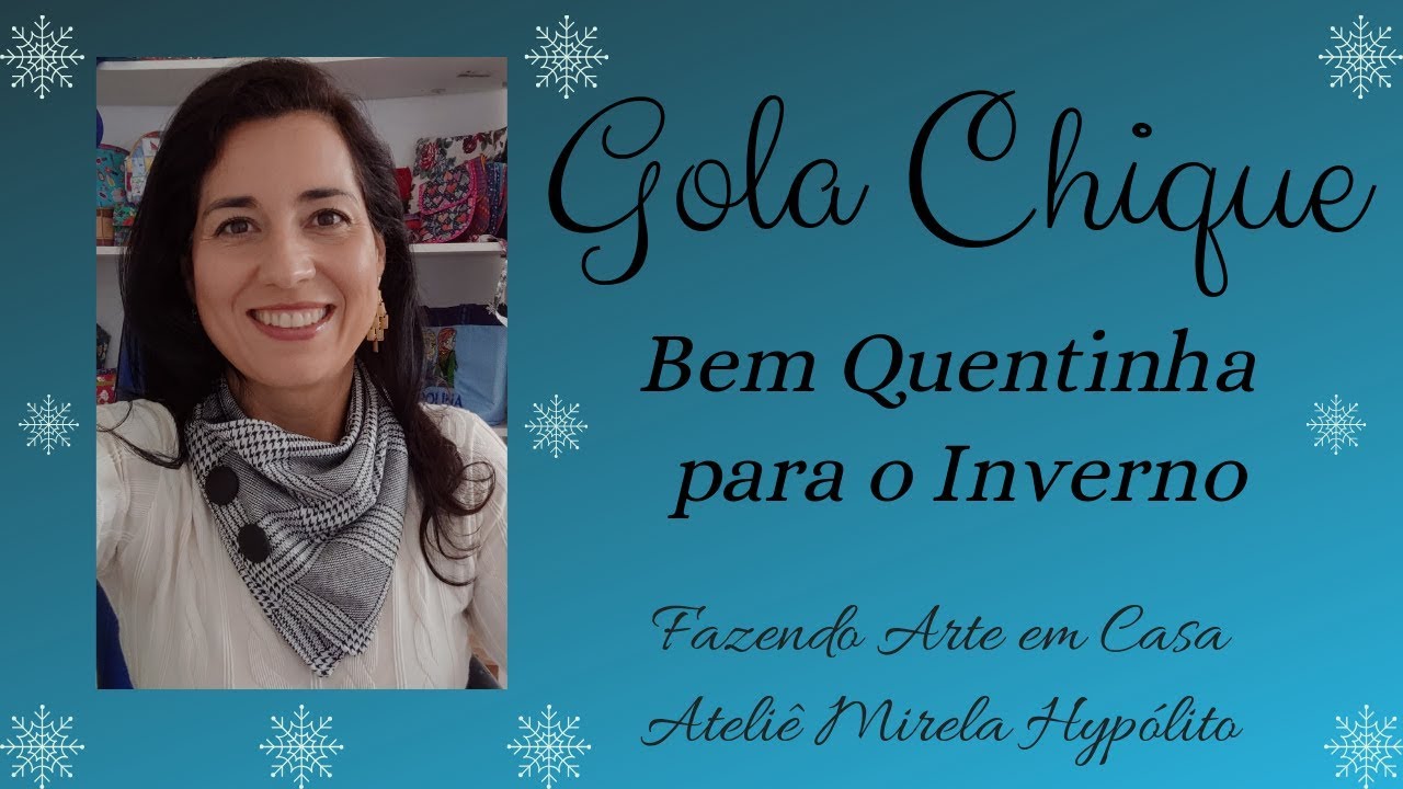 Gola Chique e Bem Quentinha para o Inverno!!