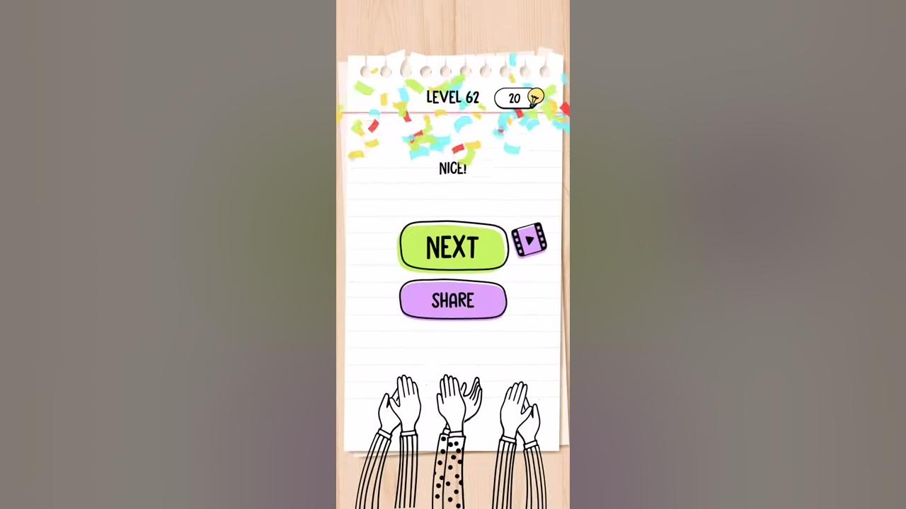 Brain Test Level 62 Walkthrough - YouTube
