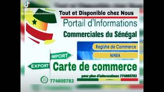 Registre De Commerce Ninea