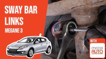 How to replace the sway bar links Megane mk3 🚗