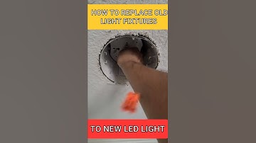 HOW TO REPLACE OLD RECESSED LIGHT WITH NEW LED LIGHT