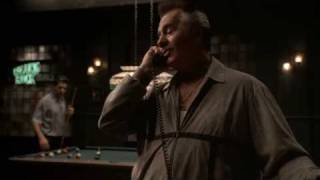 SOPRANOS - Test Dream - Little Paulie cheating Paulie at their pool game