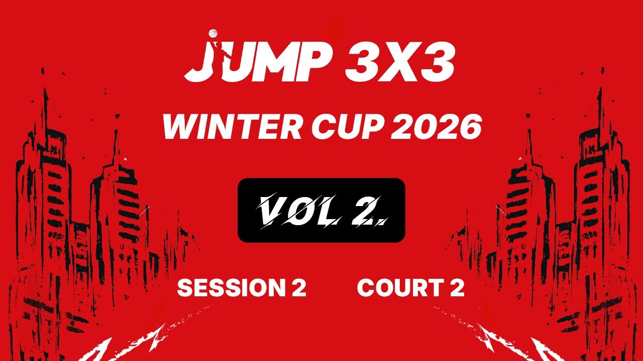 JUMP 3x3 Winter Cup vol.2 | day 1 | court 2 | session 2