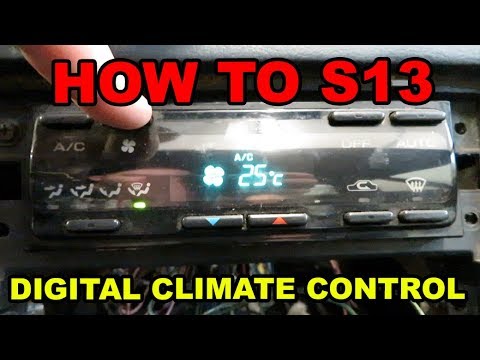 240SX S13 Digital Climate Control Full Wiring Guide