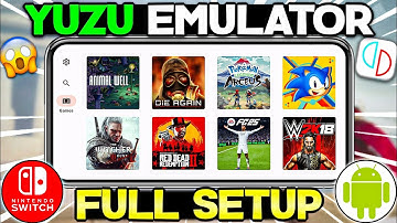 🔥 How To Setup Yuzu Emulator On Android 2025 | Best Nitendo Switch Emulator For Android