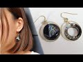 【UVレジン】シェルの輝きを生かしてピアスを作ってみた/I made earrings using the shine of shellfish