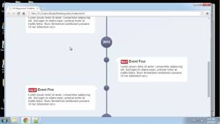 Learn to design a CSS3 timeline - Part 2