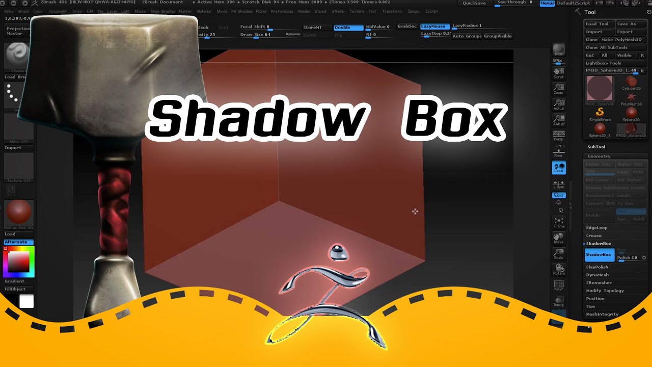 shadow box zbrush