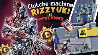 Clutch machine Rizzyuki | Rizzyuki vs streamer | fastest player? | 3.2 version best clutches | BGMI