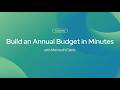 Building an Annual Budget in Minutes With Microsoft Fabric
