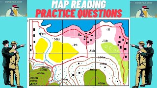 CSEC Geography: Map work practice  questions