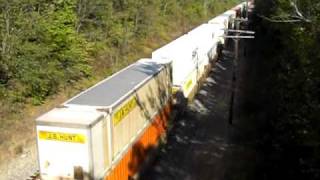 Long stack train with DPUs