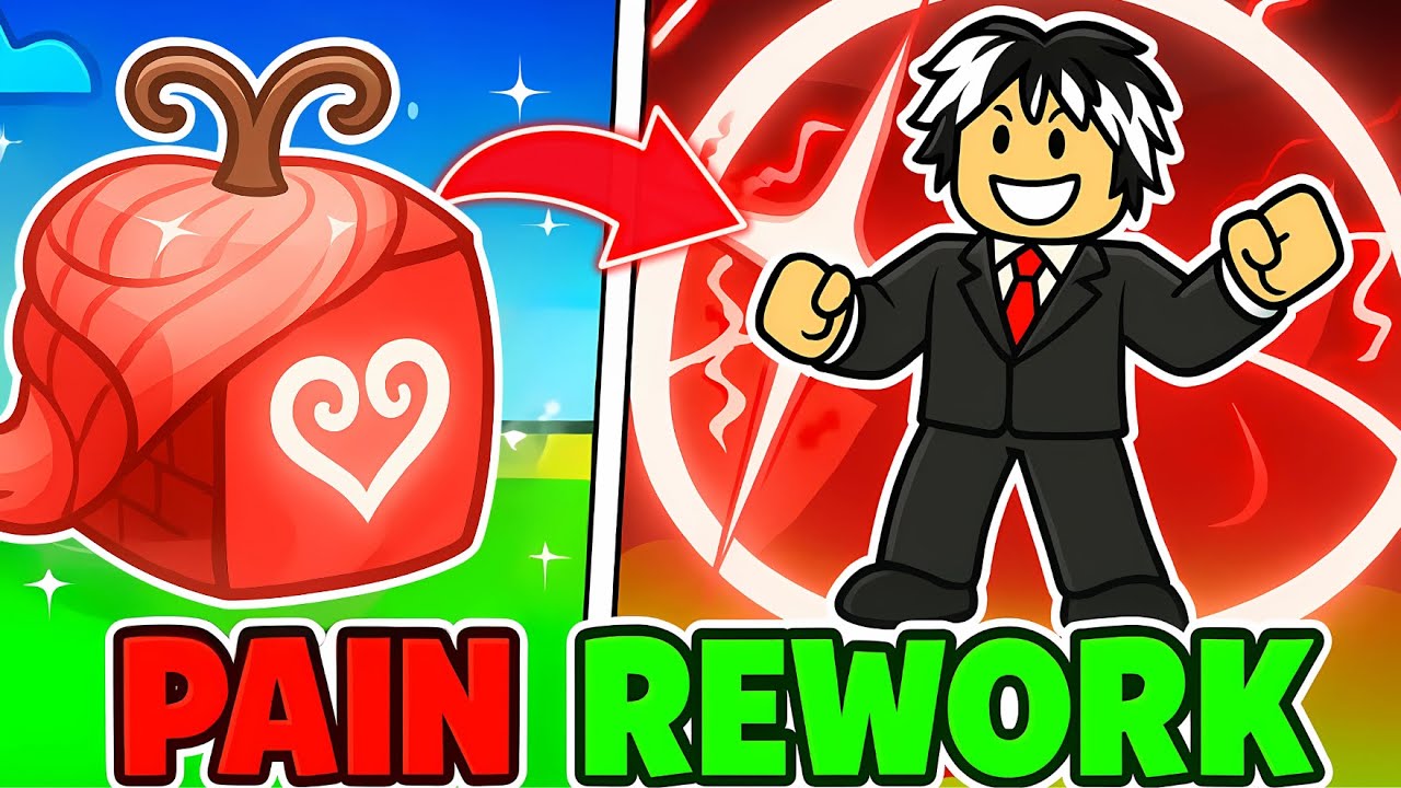 PAIN Fruit REWORK in Blox Fruits Roblox! - YouTube