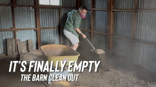 Barn Cleanup & Signs Of A Fire?!